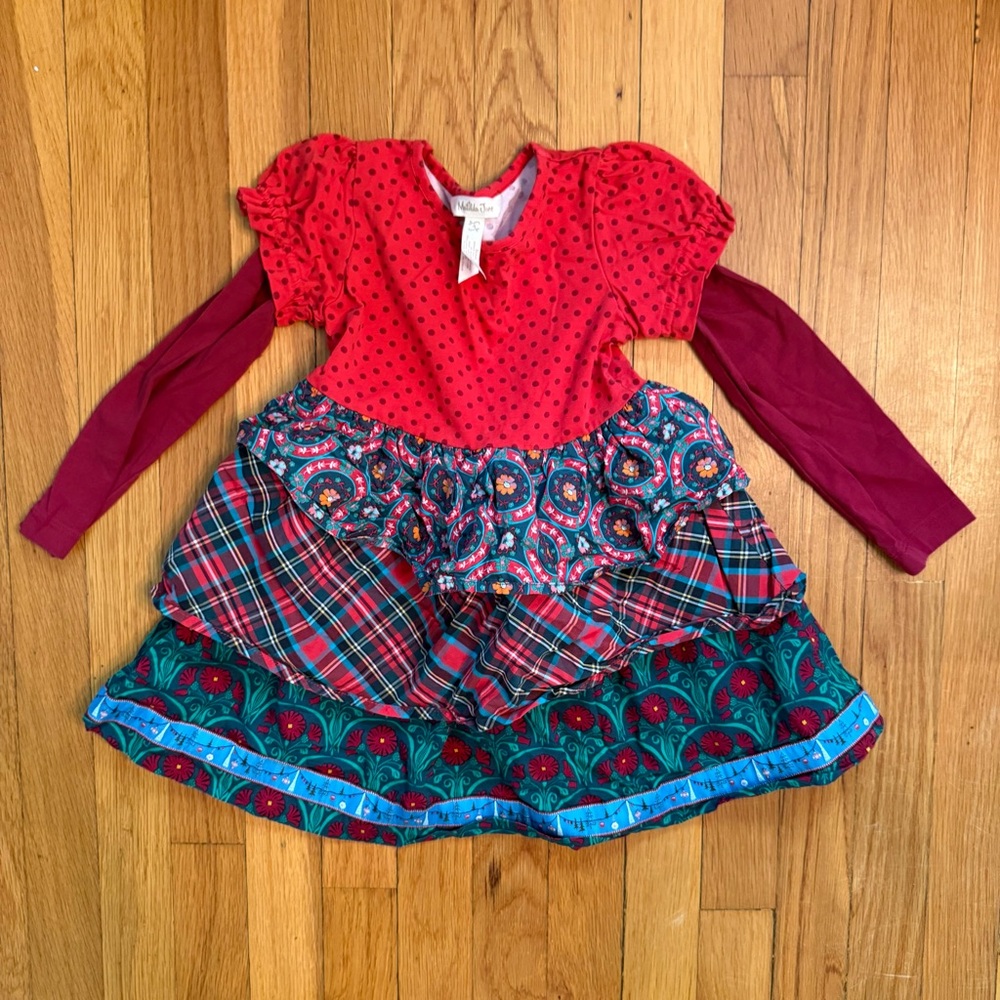 Matilda Jane tiered skirt dress size 4